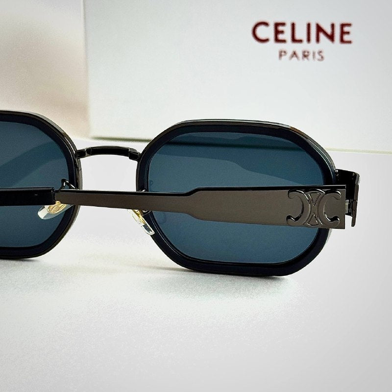 Celine Triomphe CL4027U – Gunmetal Black