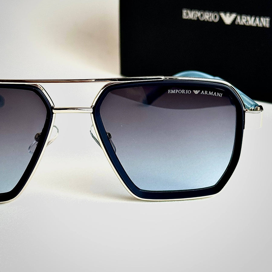 Emporio Armani EA4128 – Silver Blue Gradient