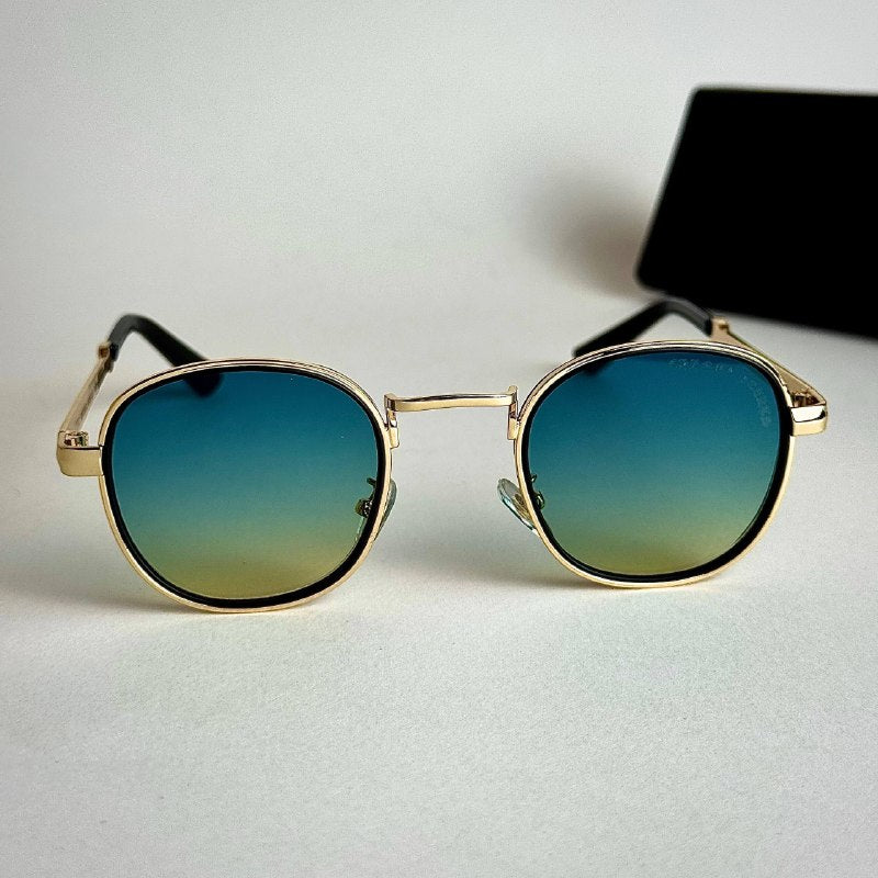 Gentle Monster Luna – Gold Blue Gradient