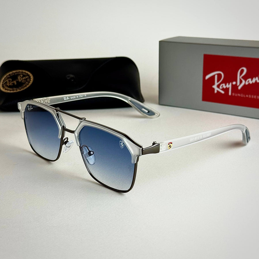 Ray-Ban Ferrari RB3725M – White Blue
