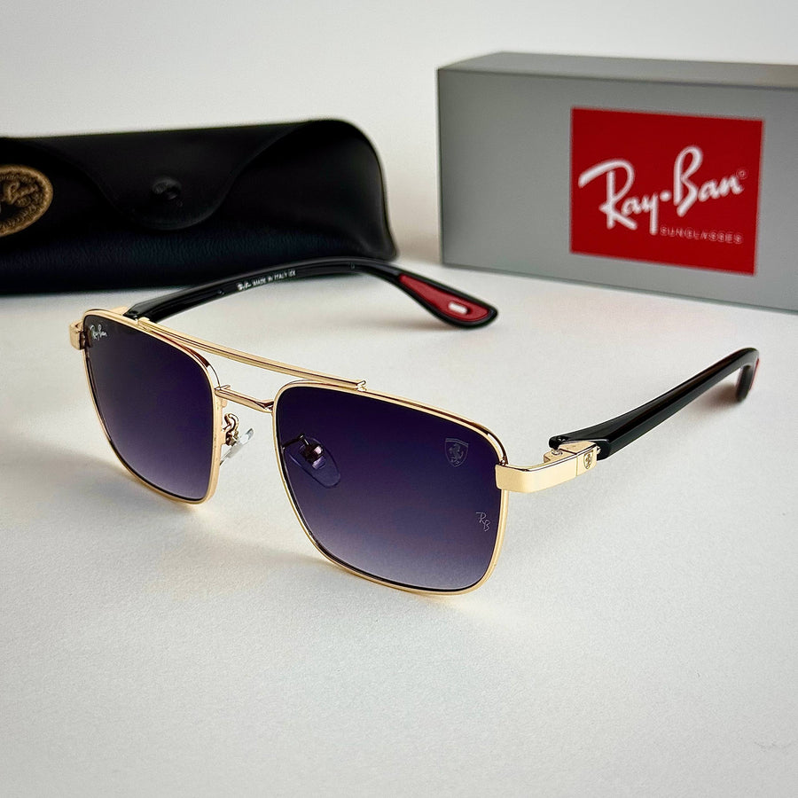 Ray-Ban Ferrari RB3659M – Gold Black Purple