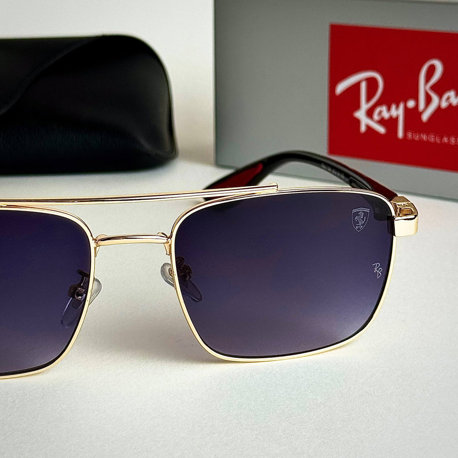 Ray-Ban Ferrari RB3659M – Gold Black Purple