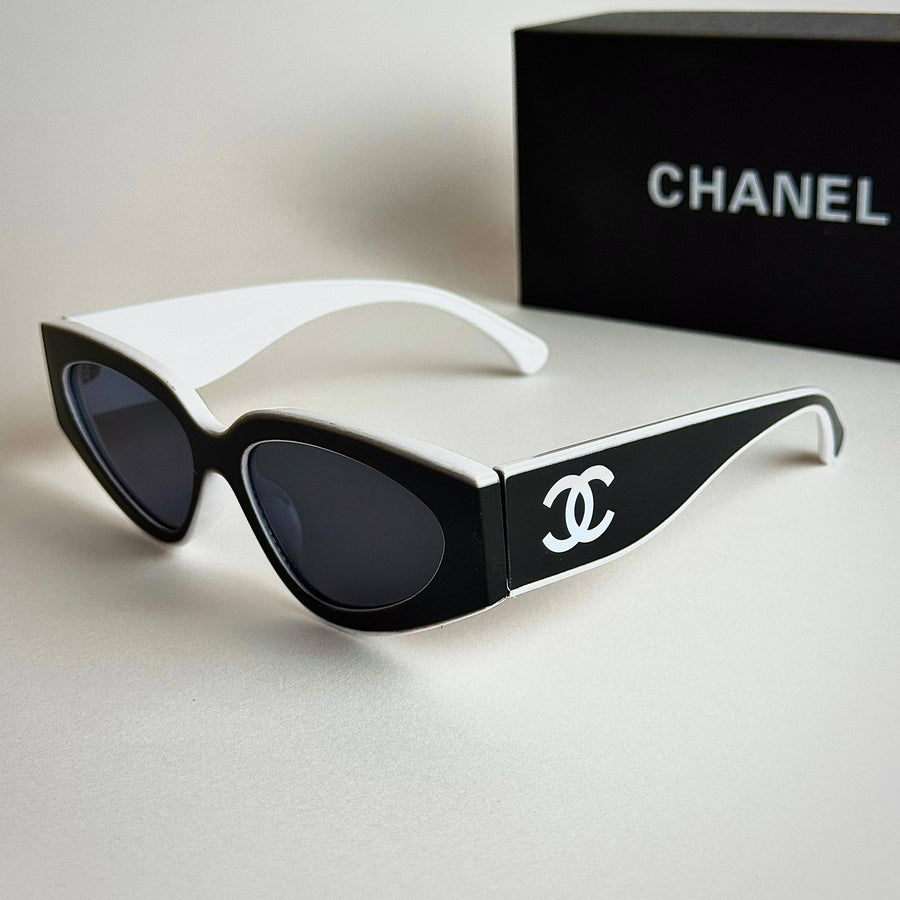 Chanel Cat-Eye CH6056 N – Black White