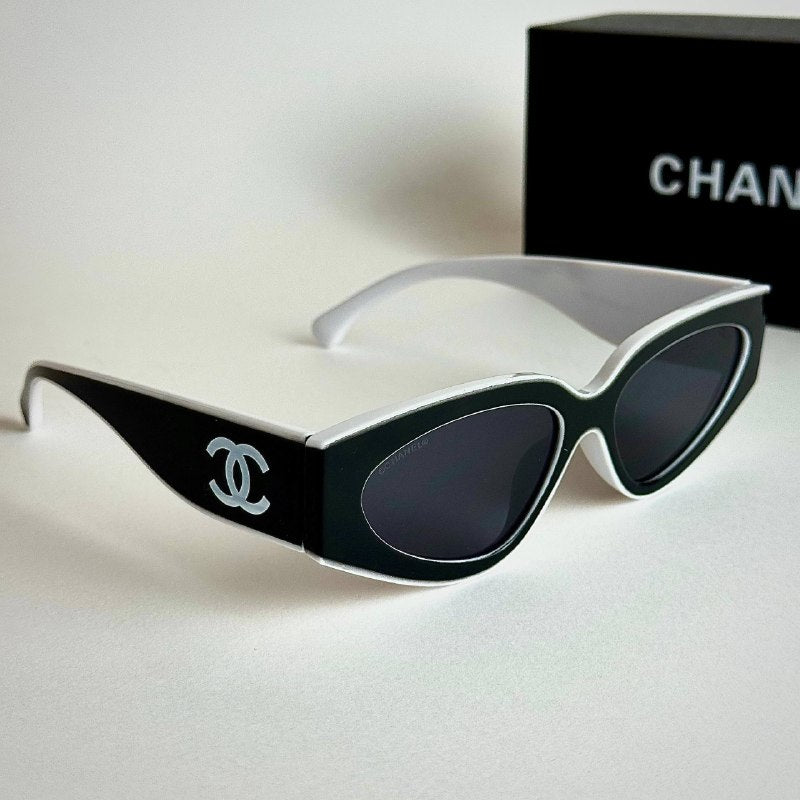 Chanel Cat-Eye CH6056 N – Black White