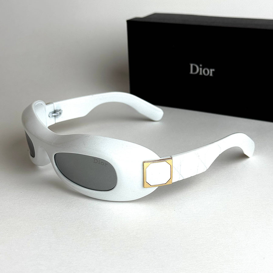 Dior Oblique Shield – White Mirror