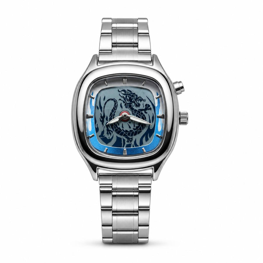 Pintime Mens Retro - Silver Blue