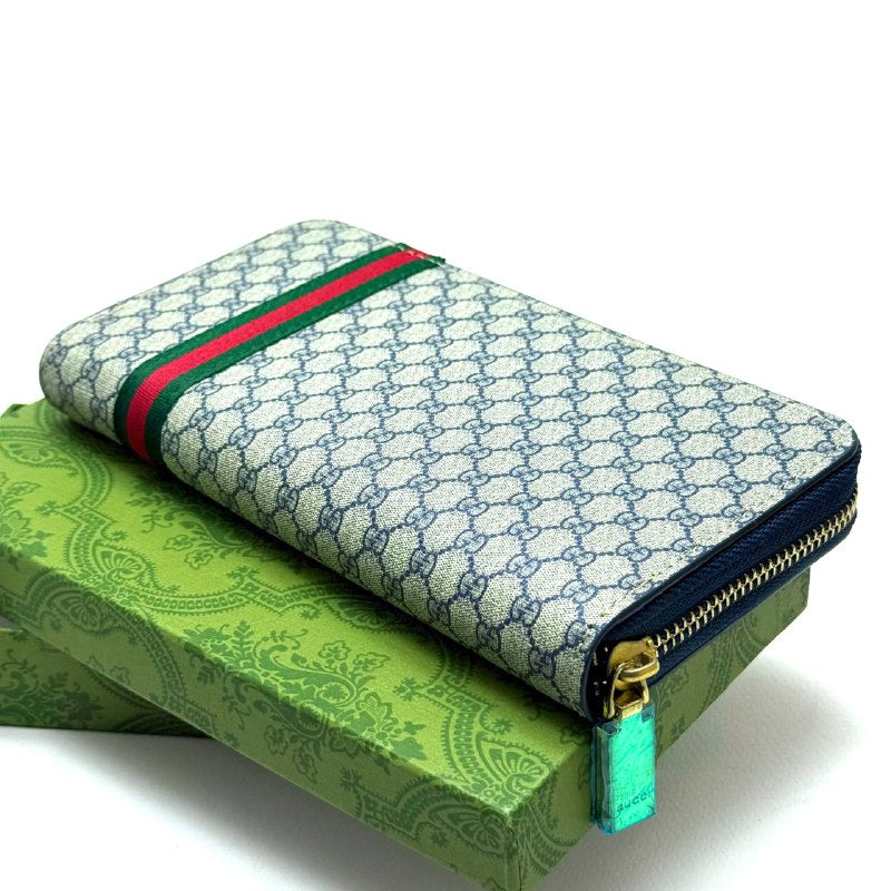 GG Supreme Zip Wallet — Multicolor