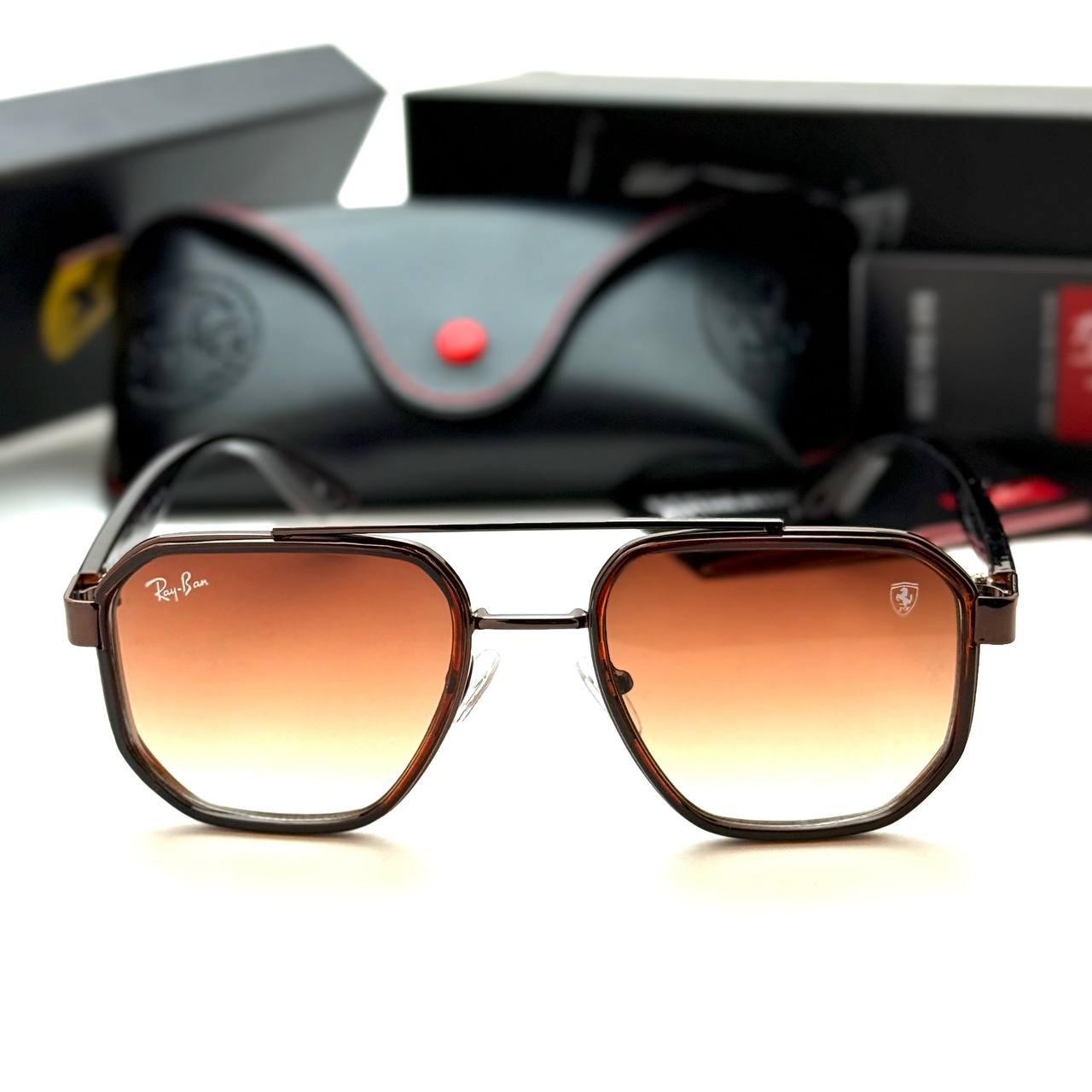 Ray-Ban Ferrari RB3665M – Brown Gradient