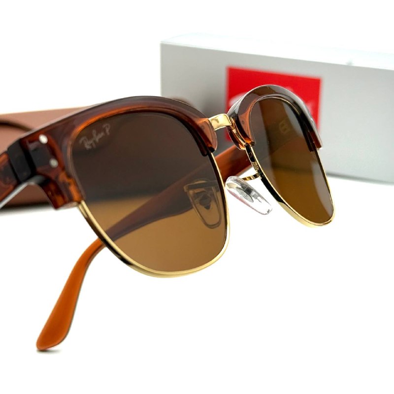 Ray-Ban Clubmaster Reverse RB3016 – Brown Polarized