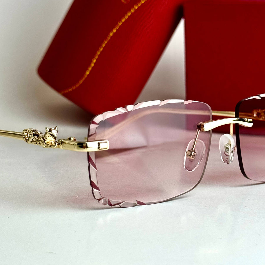 Cartier Rimless CT0486S – Gold Pink