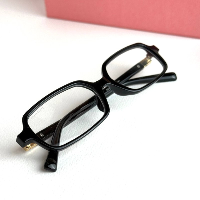 Miu Miu Rectangular Regard – Black Optical