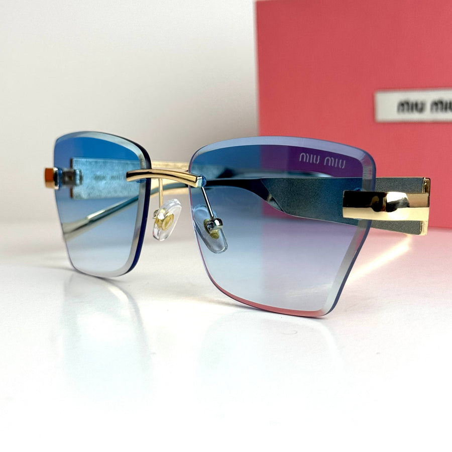 Miu Miu SMU11Z – Gold Blue