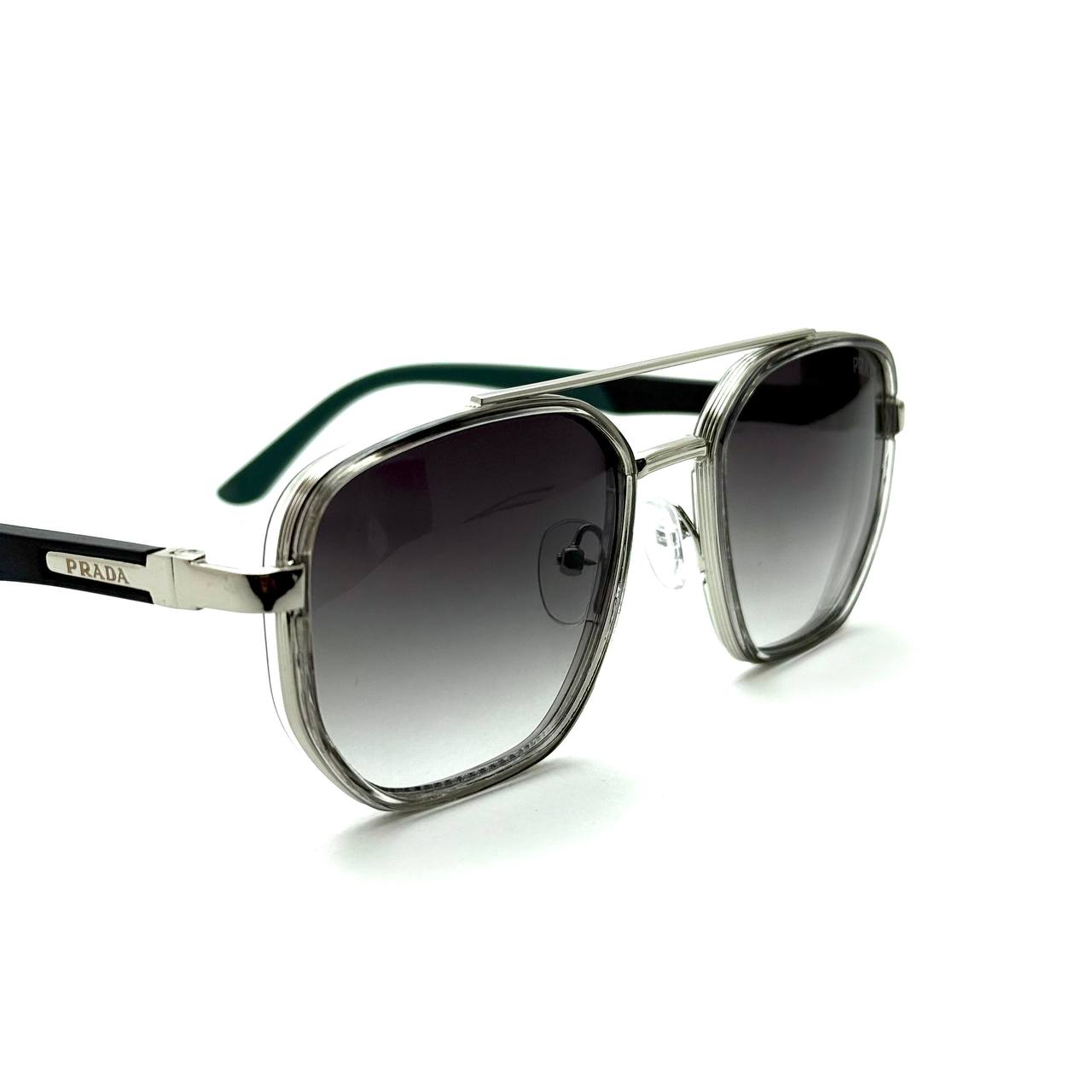 Prada Linea Rossa PS52YS – Silver / Black / Grey Gradient