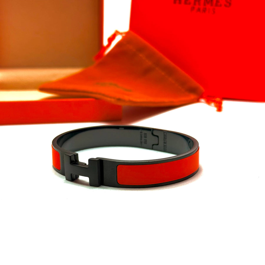 Hermès Clic H — Black Red