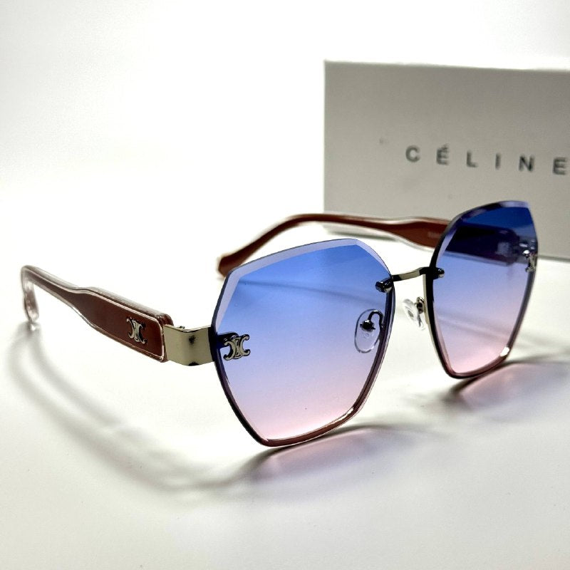 Celine Geometric CL5019 – Rose Gold Blue Pink