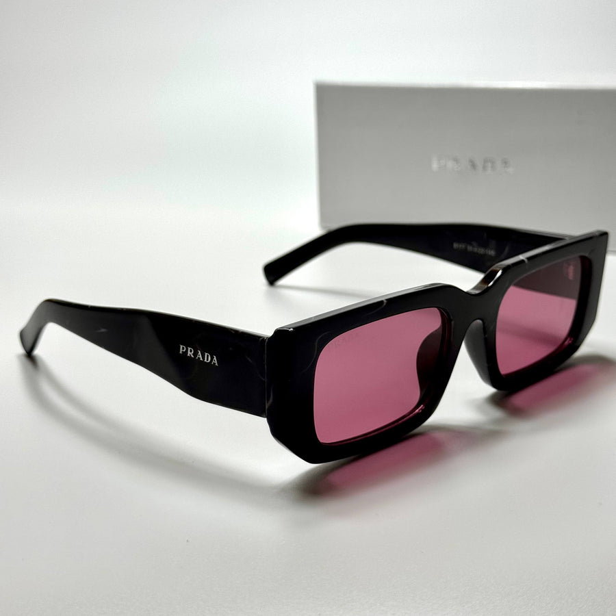 Prada Rectangular PR4219 – Black Pink