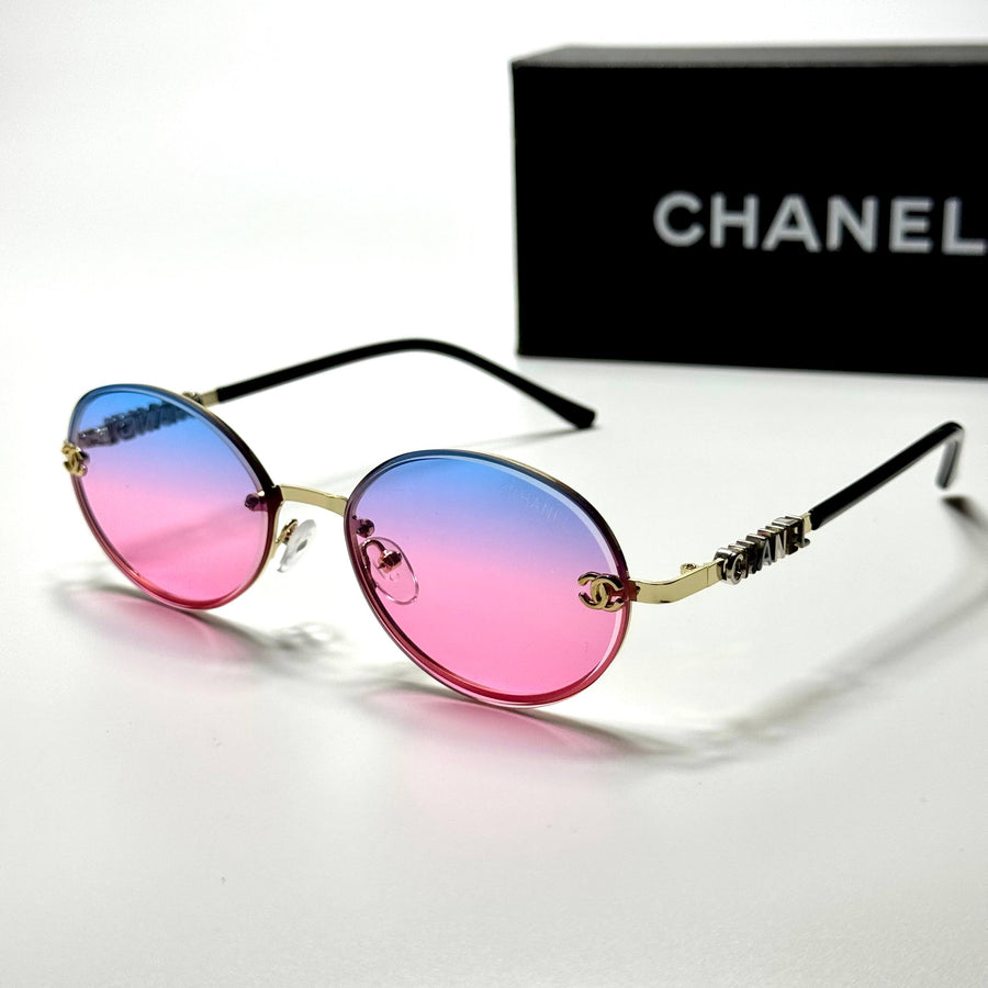 Chanel Round CH4286 – Gold Blue Pink