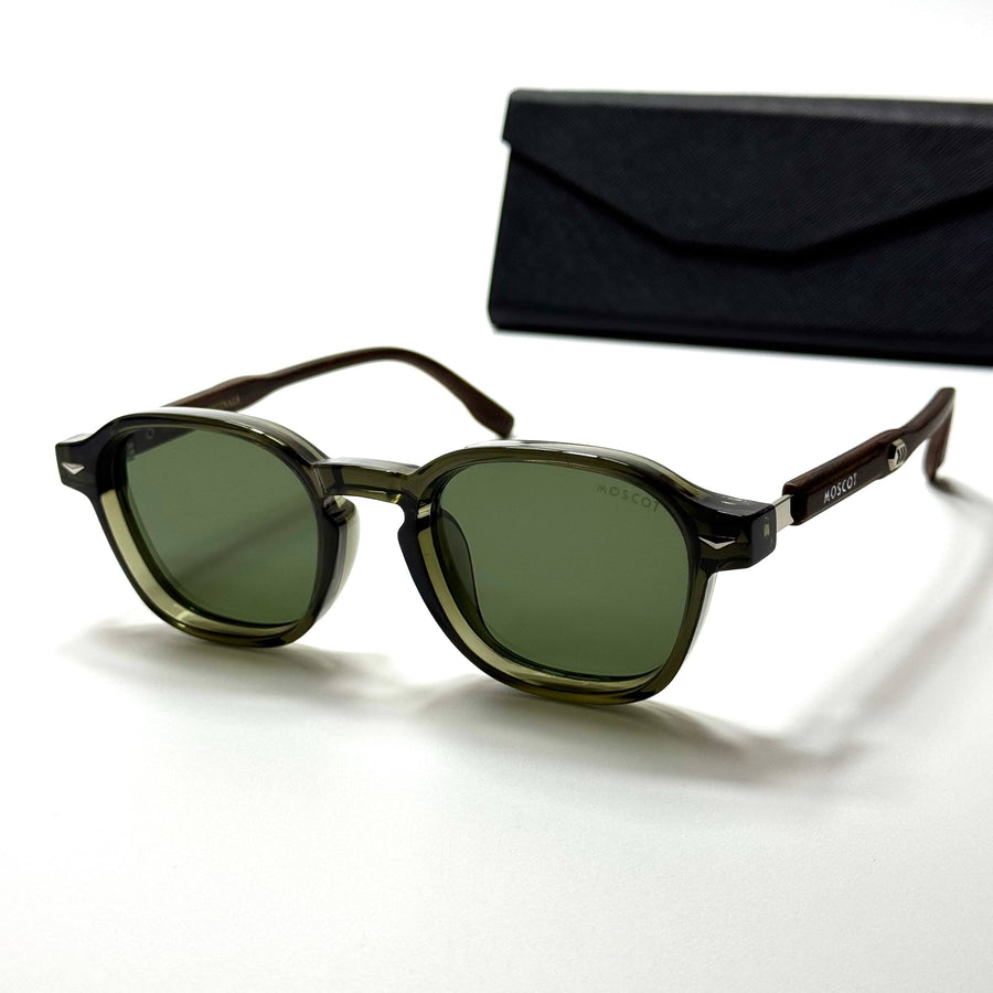 Moscot Round MOS3486 – Olive Green