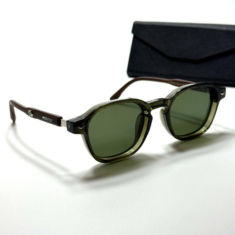 Moscot Round MOS3486 – Olive Green