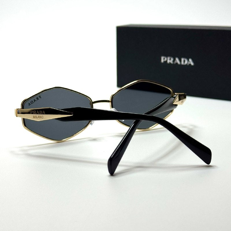 Prada Geometric PR4179 – Gold Black
