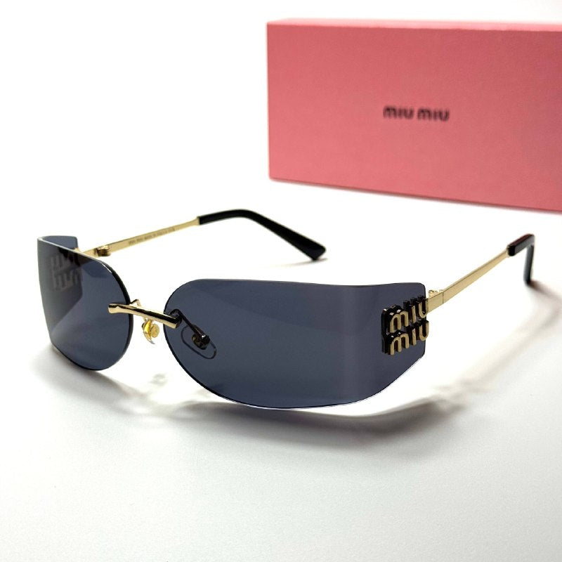 Miu Miu Shield SMU69Z – Gold Black