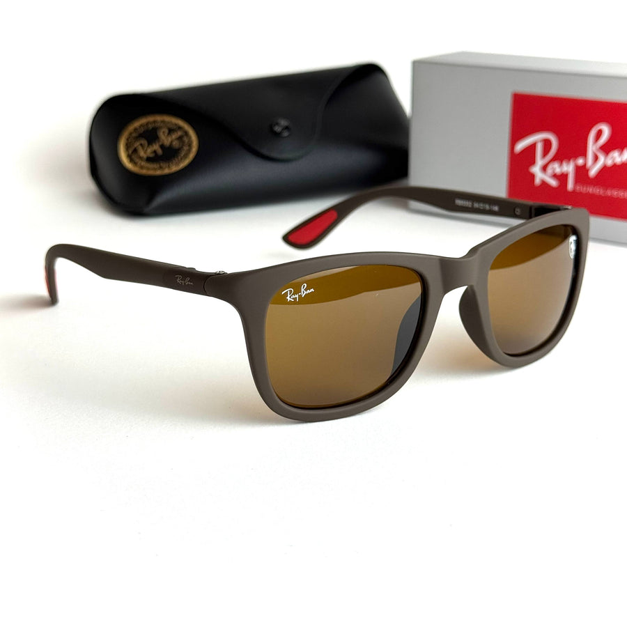 Ray-Ban Ferrari Wayfarer RB4187 – Brown Matte