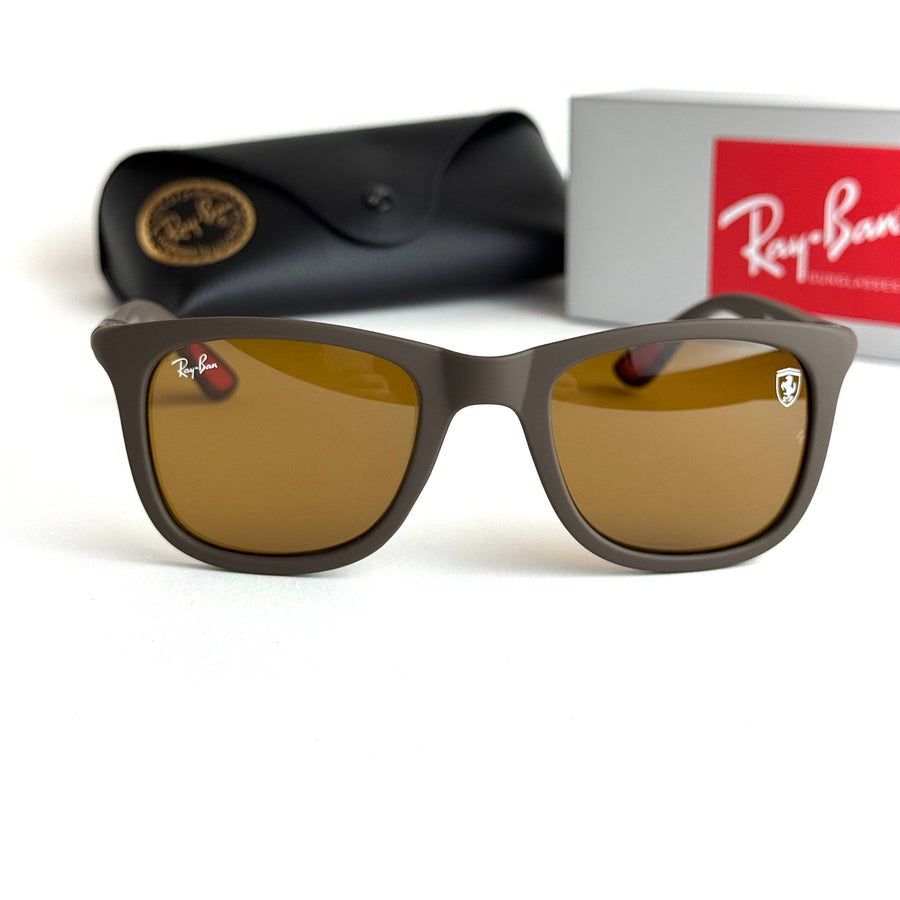 Ray-Ban Ferrari Wayfarer RB4187 – Brown Matte