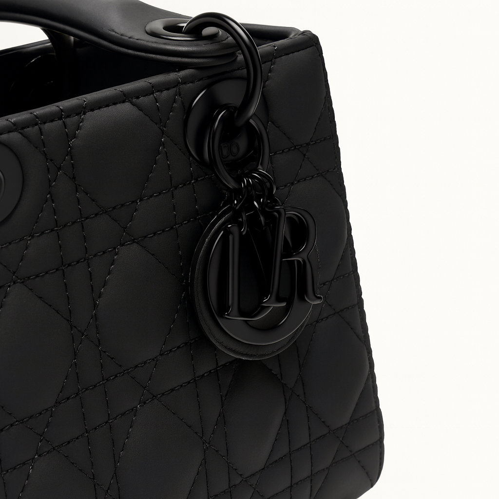 Christian Dior Lady Bag - Hot Black