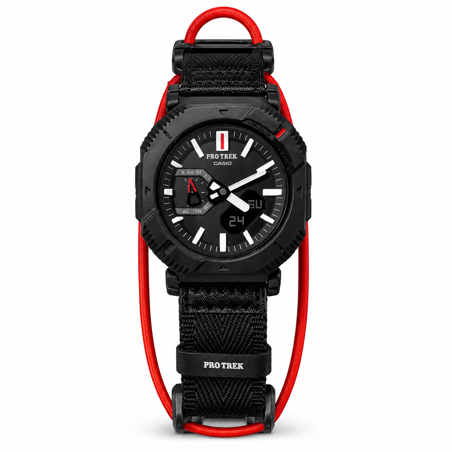Casio PRO TREK Strap Watch - Black