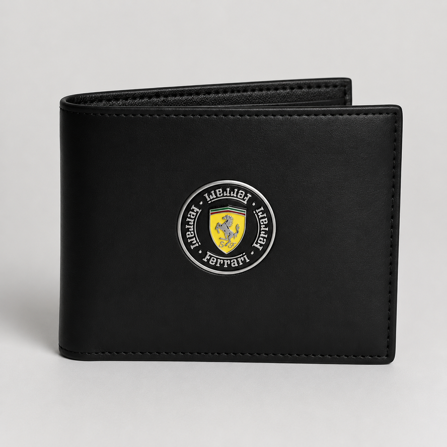 Ferrari Bifold Wallet – Black