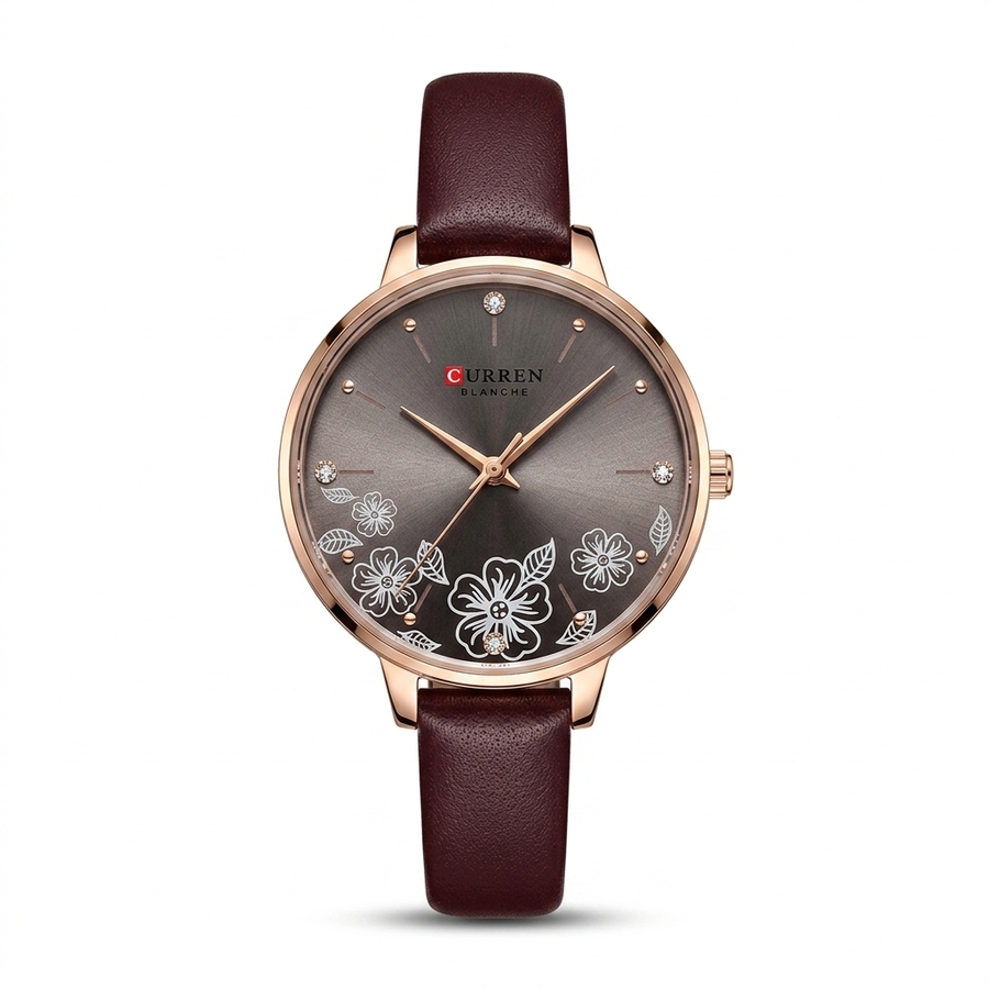 Curren Blanche – Burgundy Rose Gold