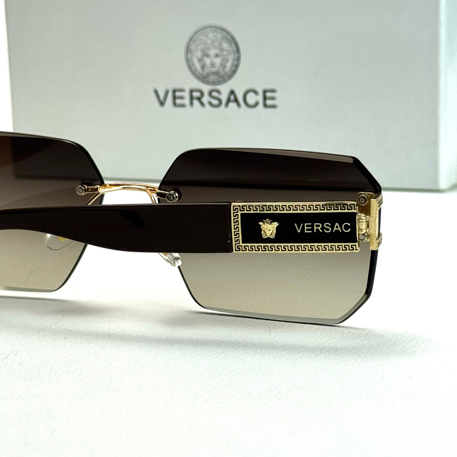 Versace Medusa Fade – Brown Gold