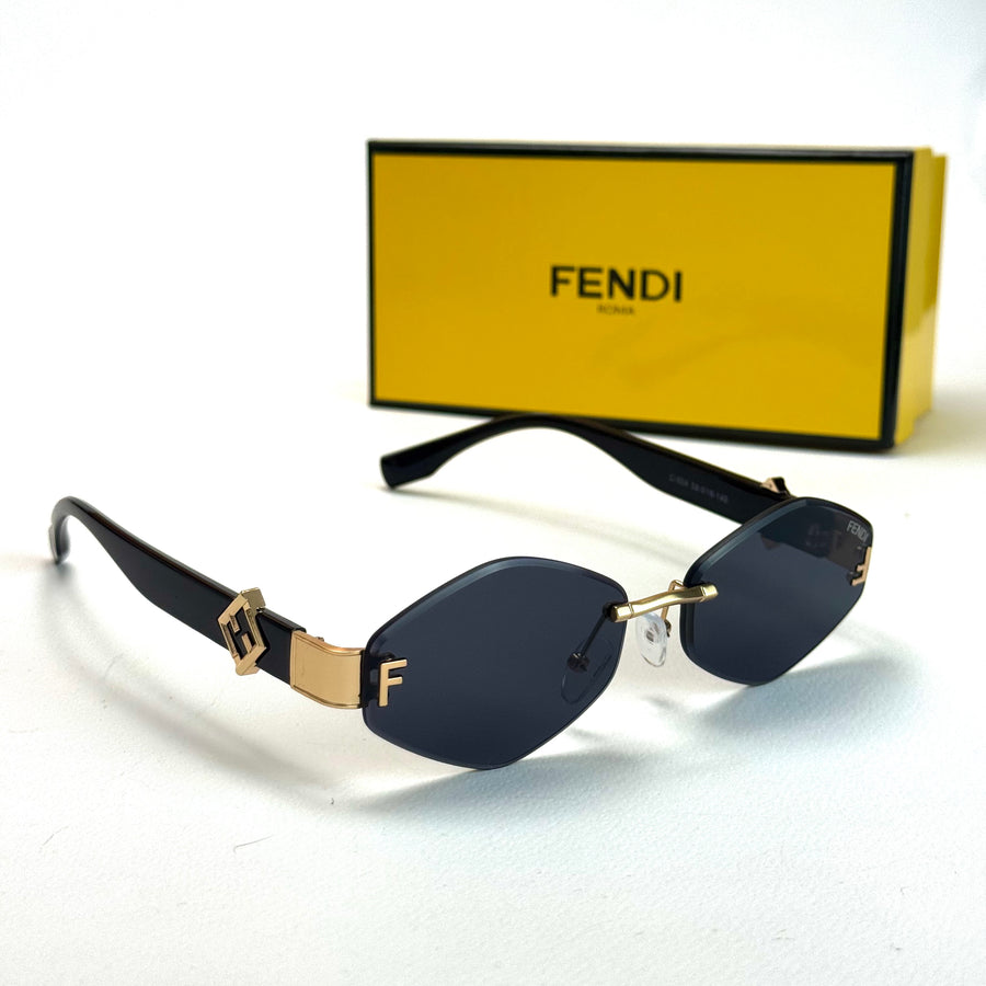 Fendi Crystal Edge – Gold Pink
