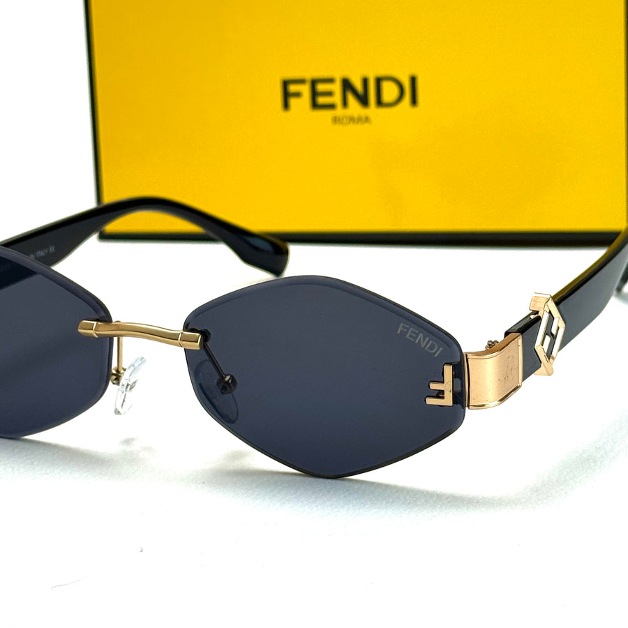 Fendi Crystal Edge – Gold Pink