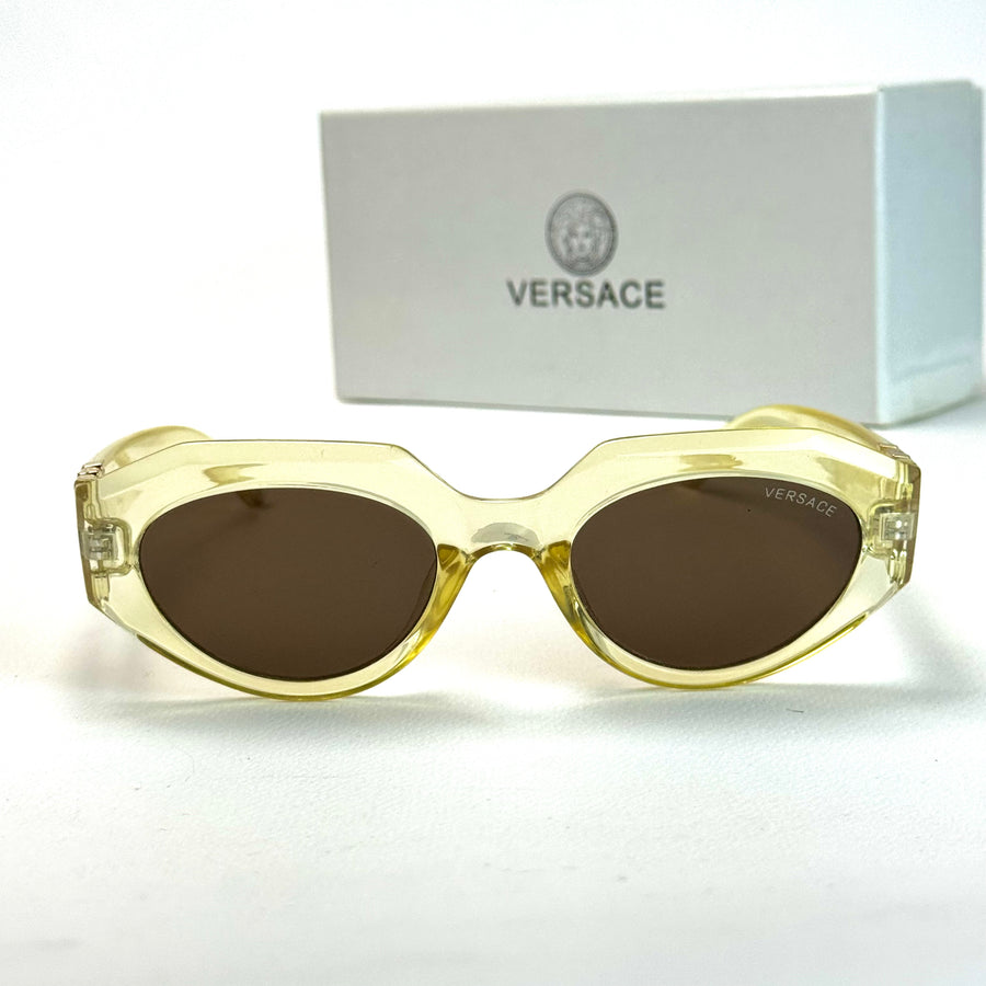 Versace Medusa Oval V1 – Yellow Brown