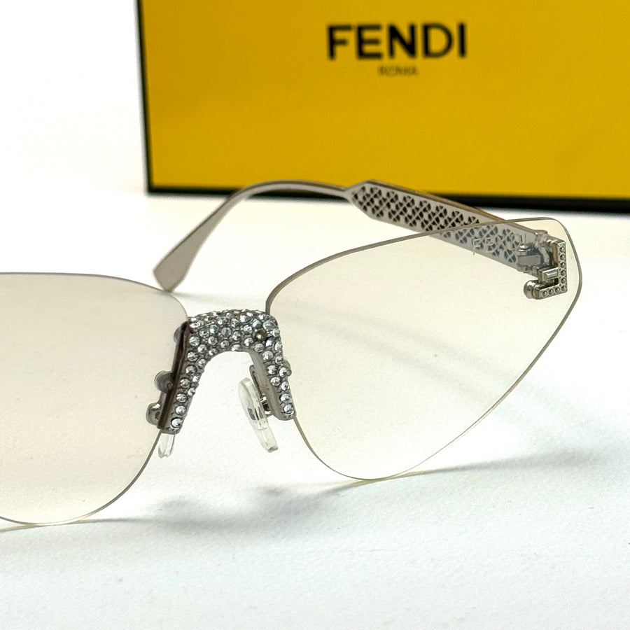 Fendi Crystal Air V4 – Silver Clear