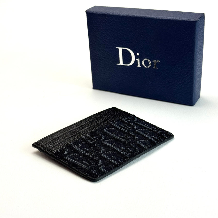 Dior Oblique Cardholder – Black