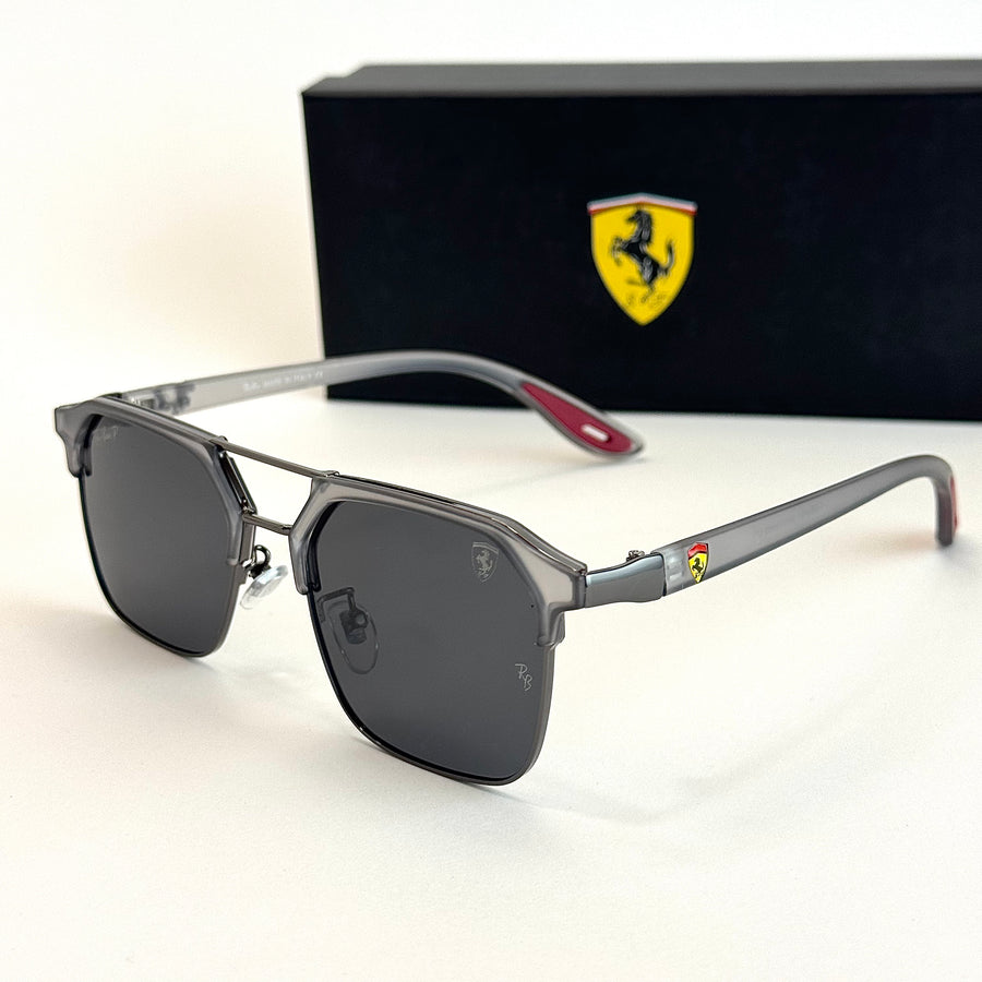 Ray-Ban RB4365M Ferrari – Black Gold Gradient