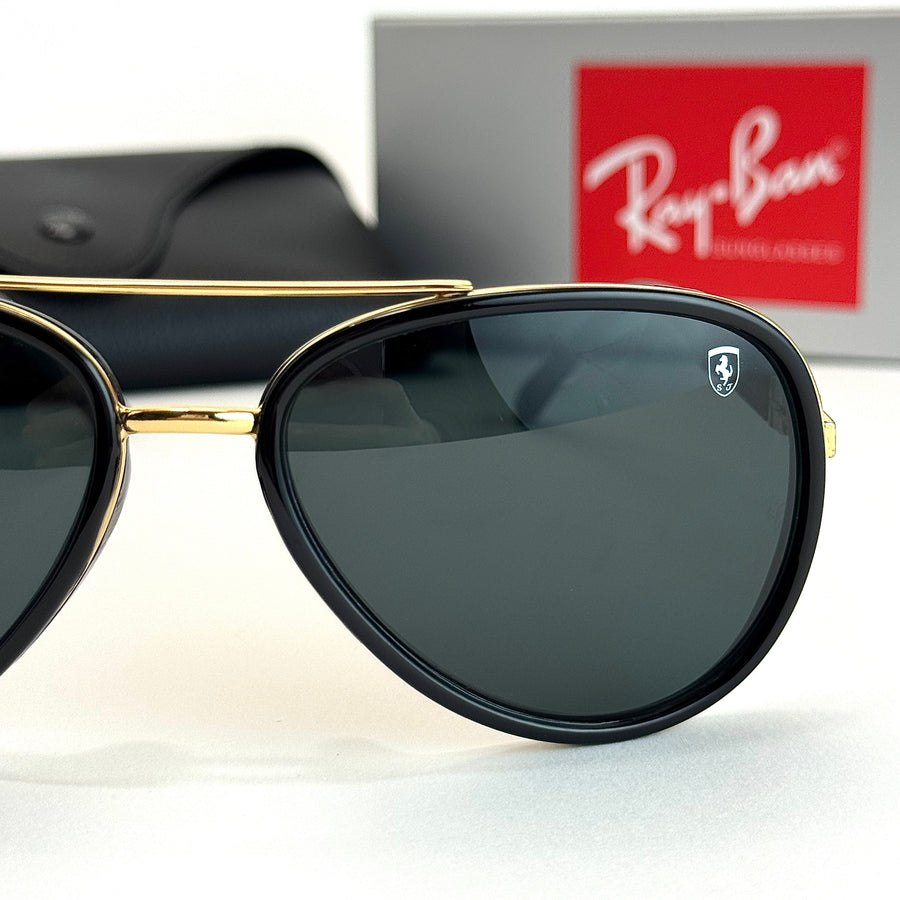 Ray-Ban Ferrari Aviator – Black Gold