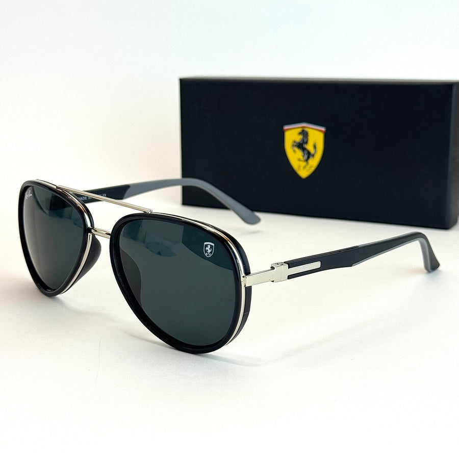 Ray-Ban Ferrari Aviator - Silver Black