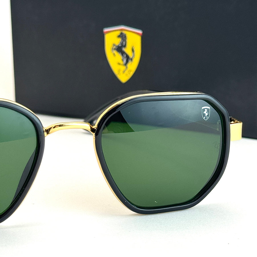 Ray-Ban Ferrari RB-3648 – Black Gold Green