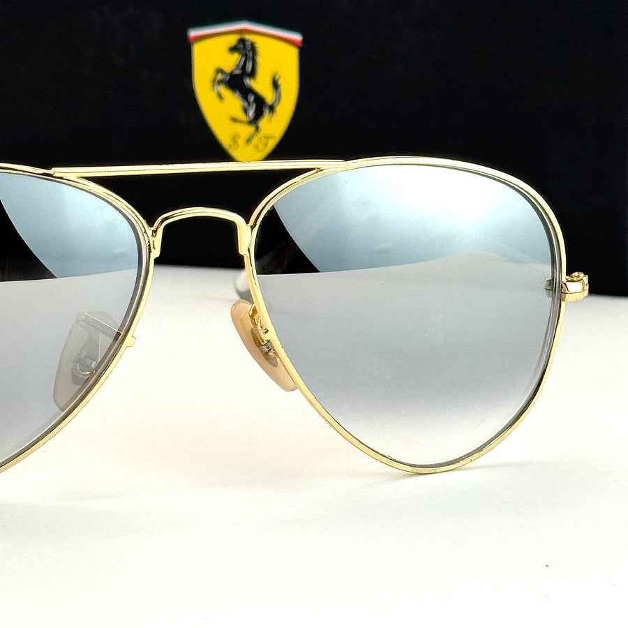Ray-Ban Aviator RB-3025 – Gold Silver