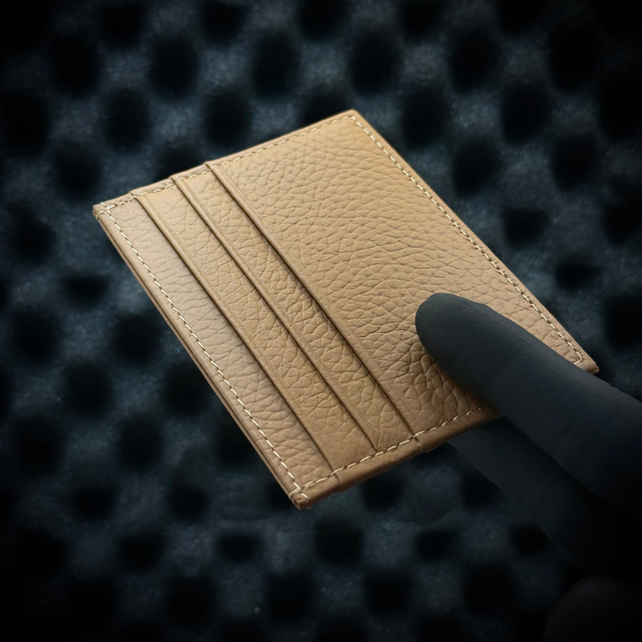Hermès Paris Leather Card Holder - Black