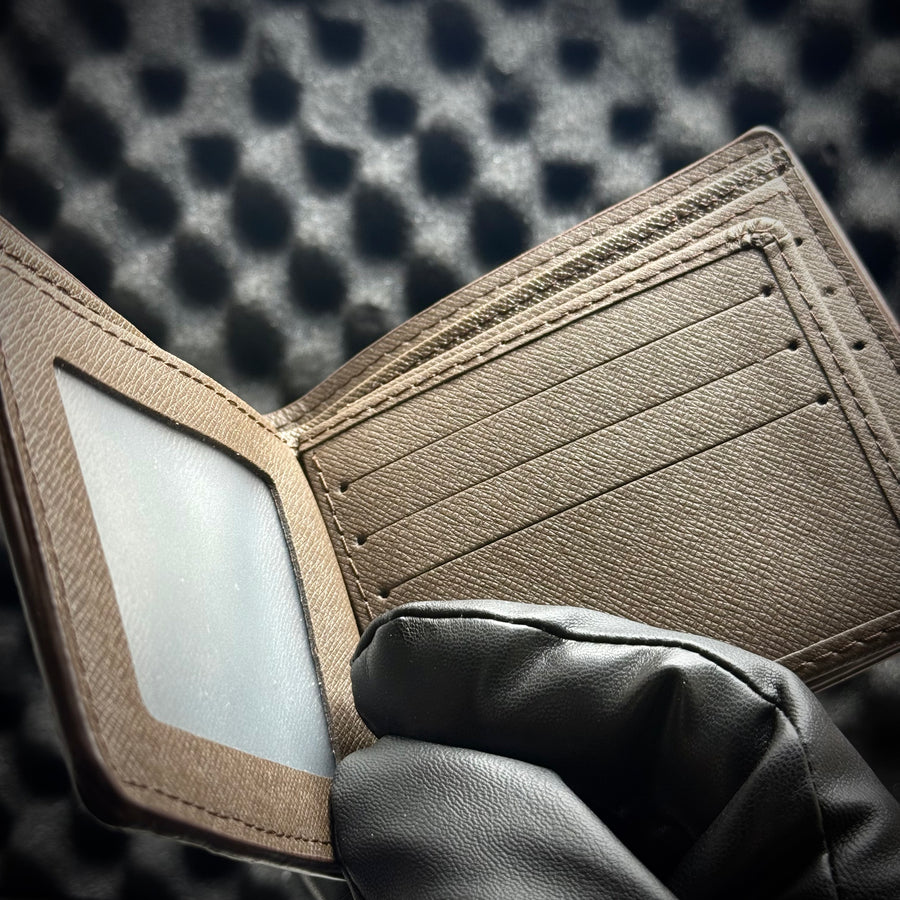 Coach Signature Canvas Wallet – Brown