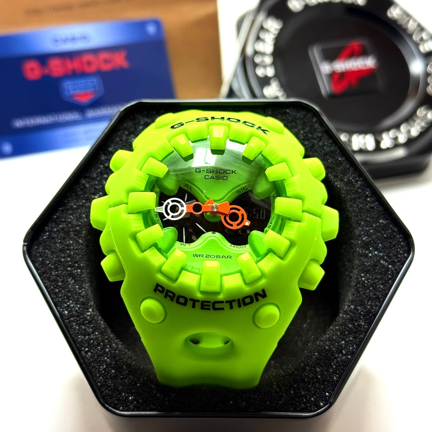 Casio G-SHOCK Shock-Resistant Watch - Neon Green