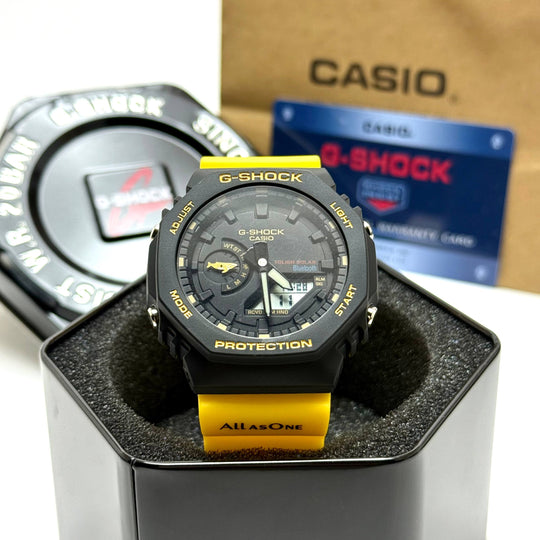 Casio G-SHOCK Skeleton Watch – Yellow Black