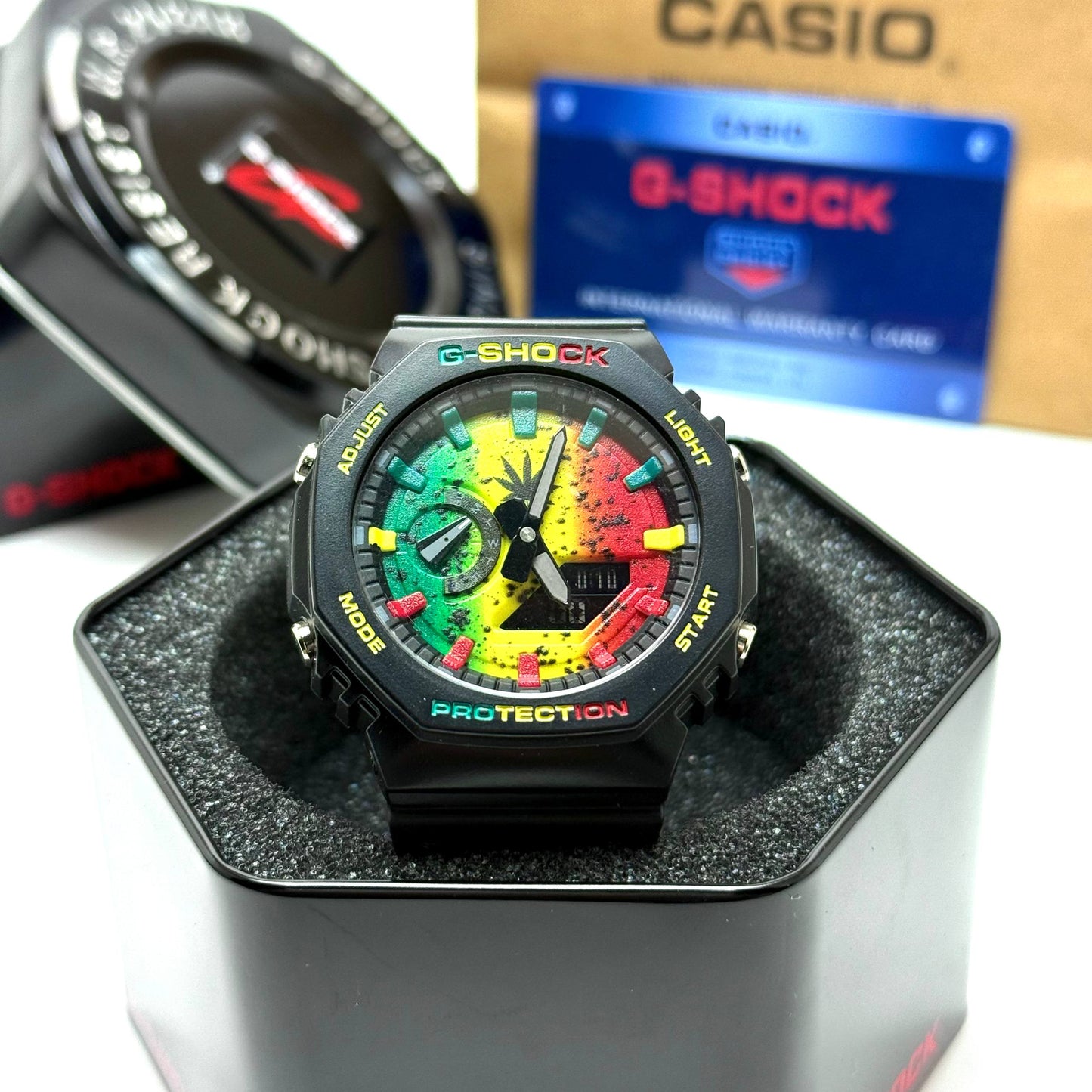 Casio G-SHOCK Skeleton Watch – Rainbow Black (Limited Edition)