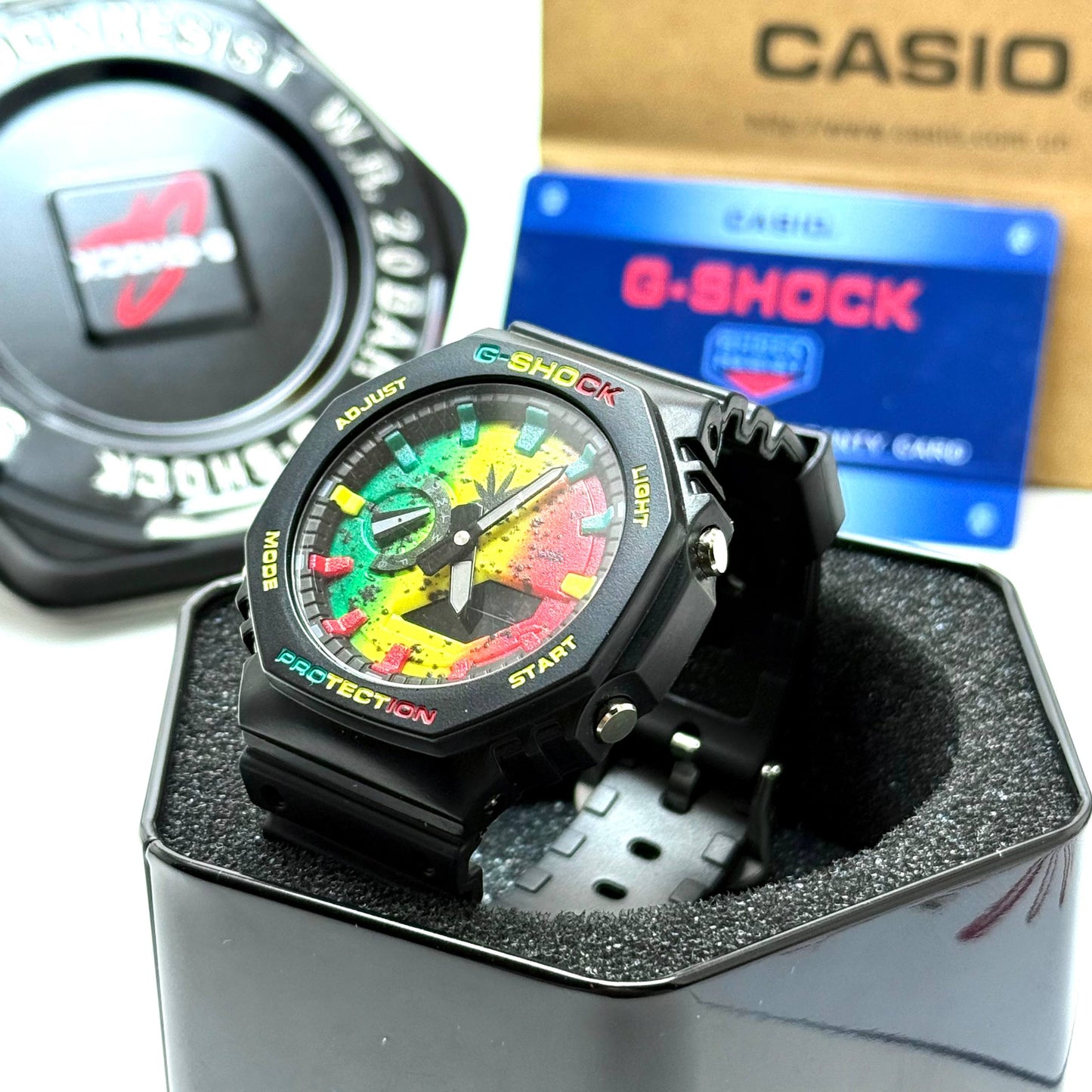 Casio G-SHOCK Skeleton Watch – Rainbow Black (Limited Edition)