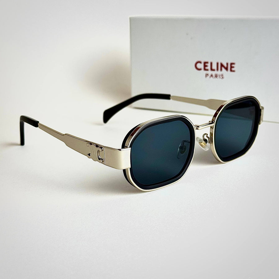 Celine Triomphe CL4027U – Silver Black