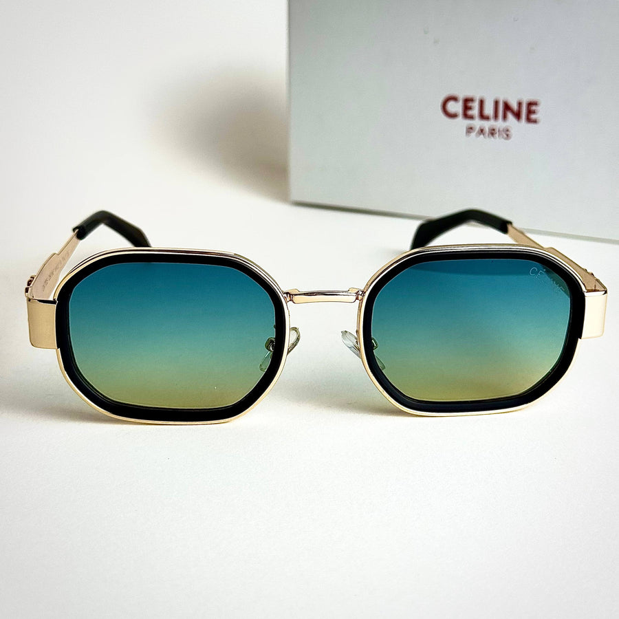 Celine Triomphe CL4027U – Gold Green Gradient